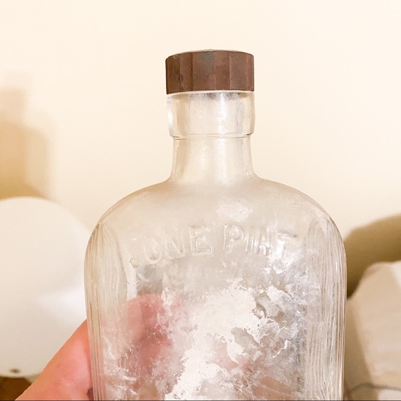 Vintage • sea glass apothecary jar - Picture 6 of 8